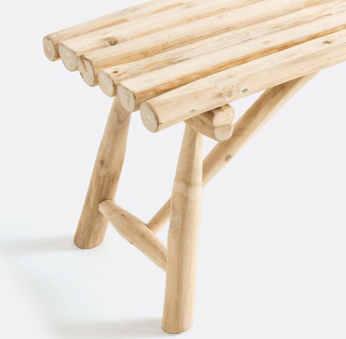 Banco de madeira estilo rústico NOVO