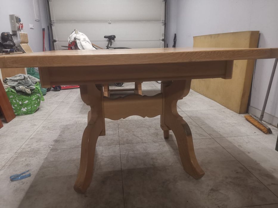 2 Stoły Antyczne Dębowe, Niemieckie