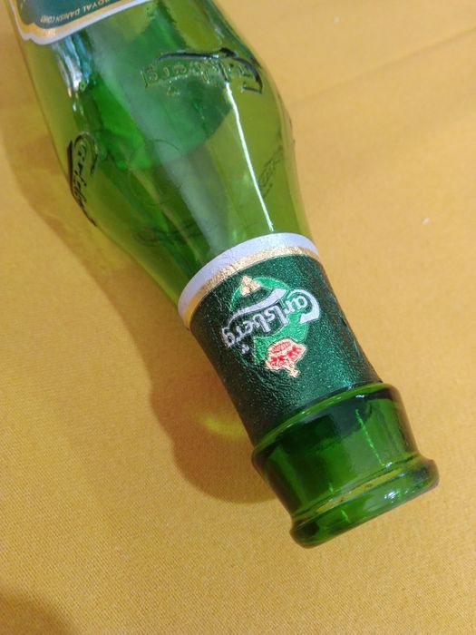 Garrafa antiga de cerveja Carlsberg