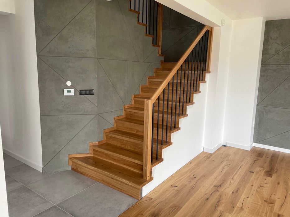 Schody drewniane DREWDOM (nowoczesne - klasyczne - dywanowe)