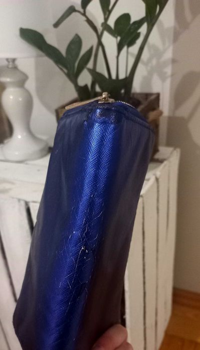 Portfel damski granatowy