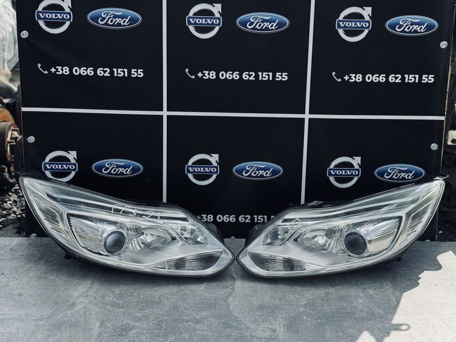 Фари Форд Фокус 3 Фары Ford Focus 3 Ксенон Пара Mk3 Авторозборка