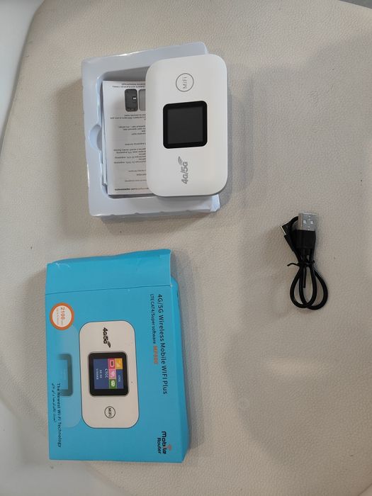 Router hotspot 4G/5G portátil com slot cartão SIM