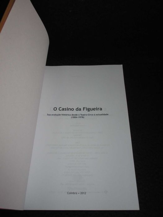 Livro O Casino da Figueira Irene Vaquinhas
