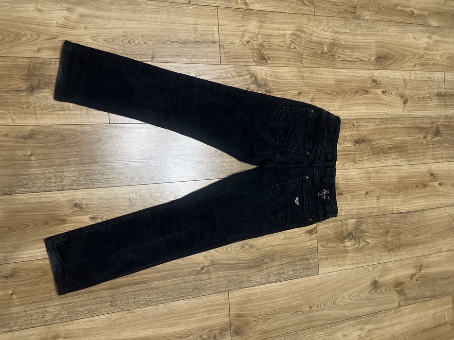 Джинси armani metal logo
