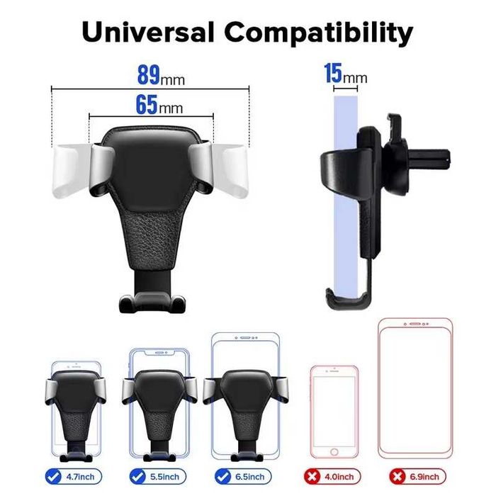 Suporte para Smartphone, iPhone, telemóvel carro novo