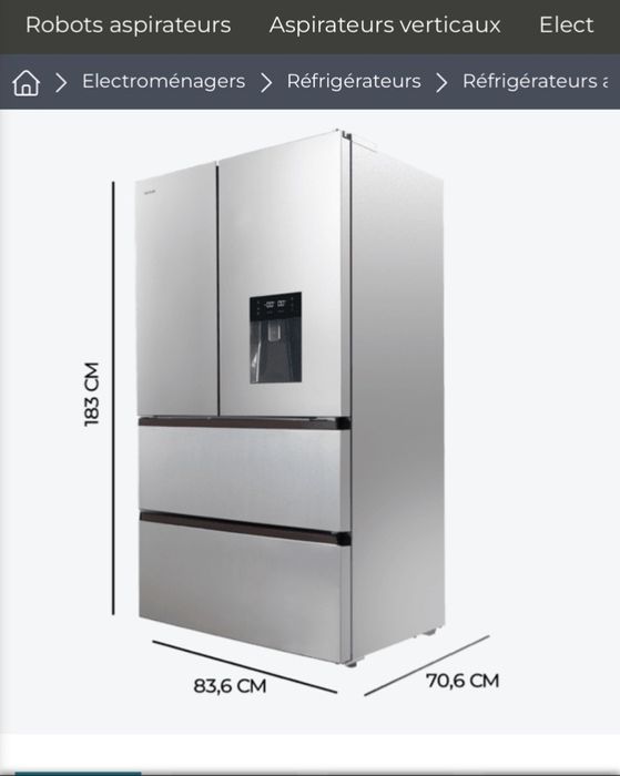 Холодильник cecotec side by side