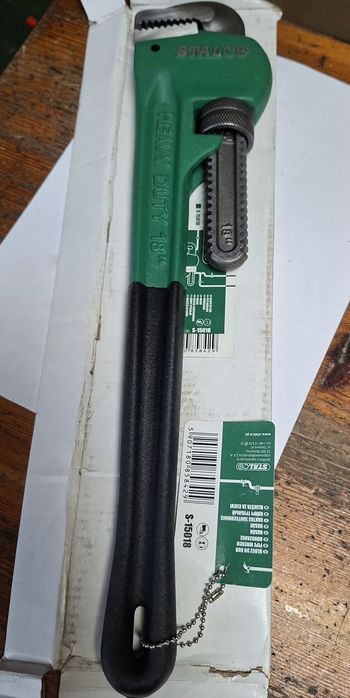 Klucz do rur Stillson STALCO S-15018 18" 450mm NOWY hydrauliczny