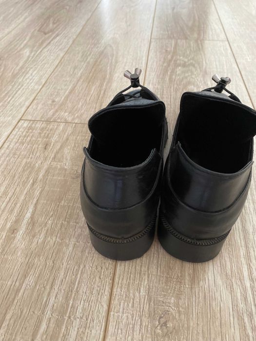 Туфлі жіночі (оксфорди), шкіряні