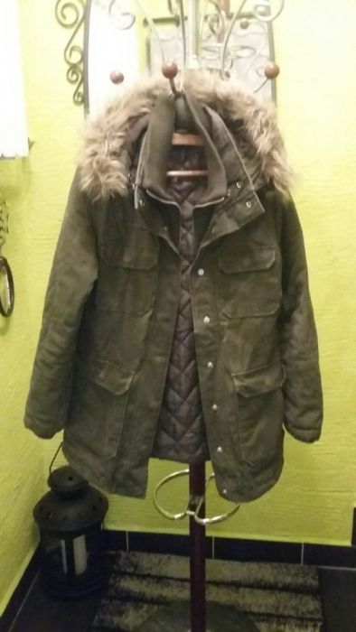Kurtka parka khaki/oliwka 34 (XS)