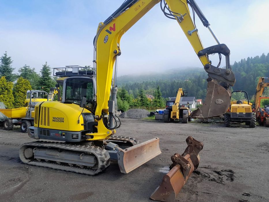 Wacker Neuson ET90, 2019r. BEZ DPF  koparka gąsienicowa 2019r, 3574mtg waga 9t, QH hydrauliczne i 3 łyżki.