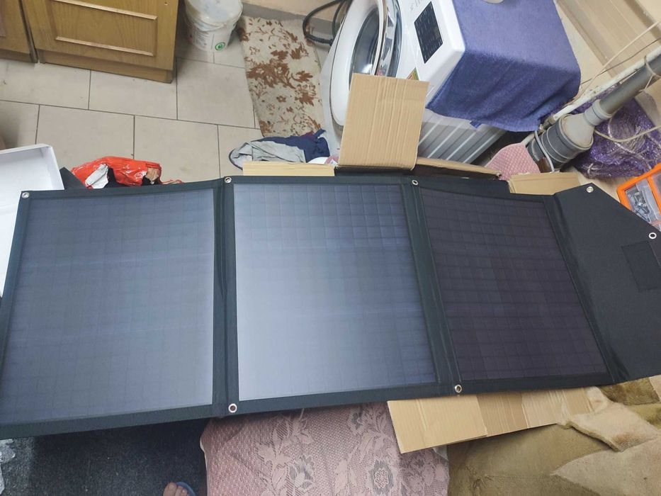 Портативна сонячна панель на 120Вт Реальні