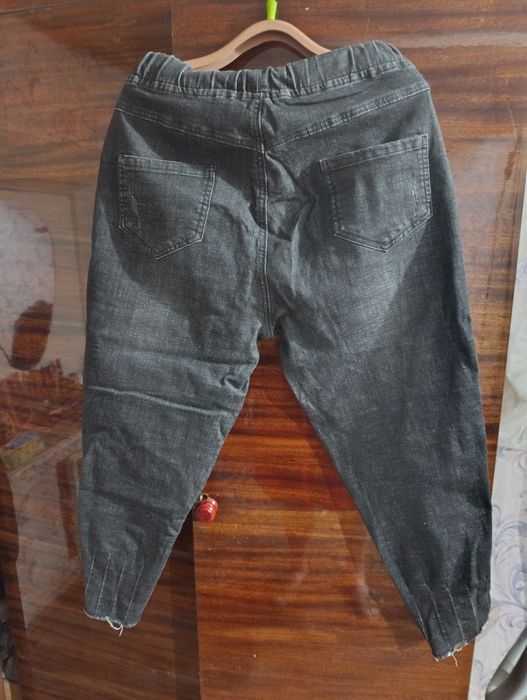 Джинсы моднявые стрейч батал