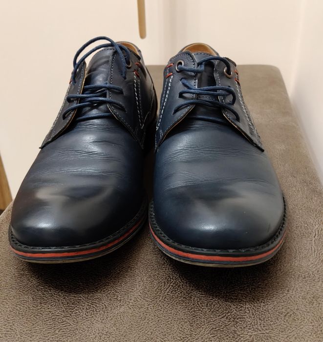 Półbuty  męskie skórzane