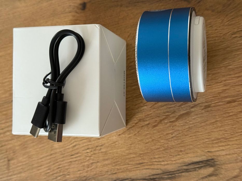 Okrągły głośnik MO9155-37 plus power bank 4000 mAh gadżet reklamowy