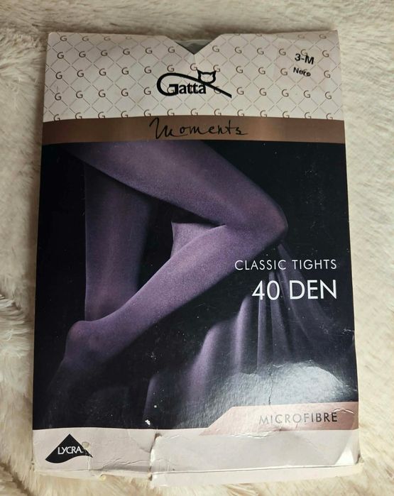 Czarne Rajstopy Gatta Nero 40den 3M