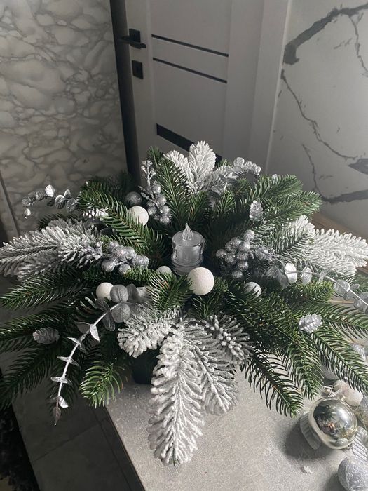 Новорічна композиція ,ручна робота ,виготовлення  на замовлення