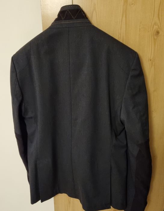 Marynarka męska Zara, grafitowa, slim fit r.54