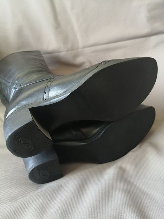 Сапоги кожа 36р.европейка