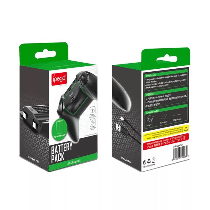Акумулятор xbox series X S Li ion IPega батарея/Charger/Зарядка хбокс