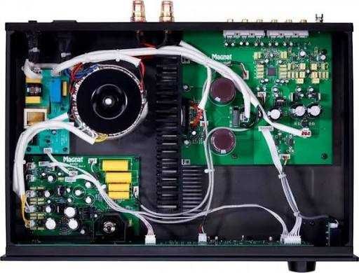 Amplificador híbrido válvulas Magnat MA 400 c/ entrada phono p/ gira-discos