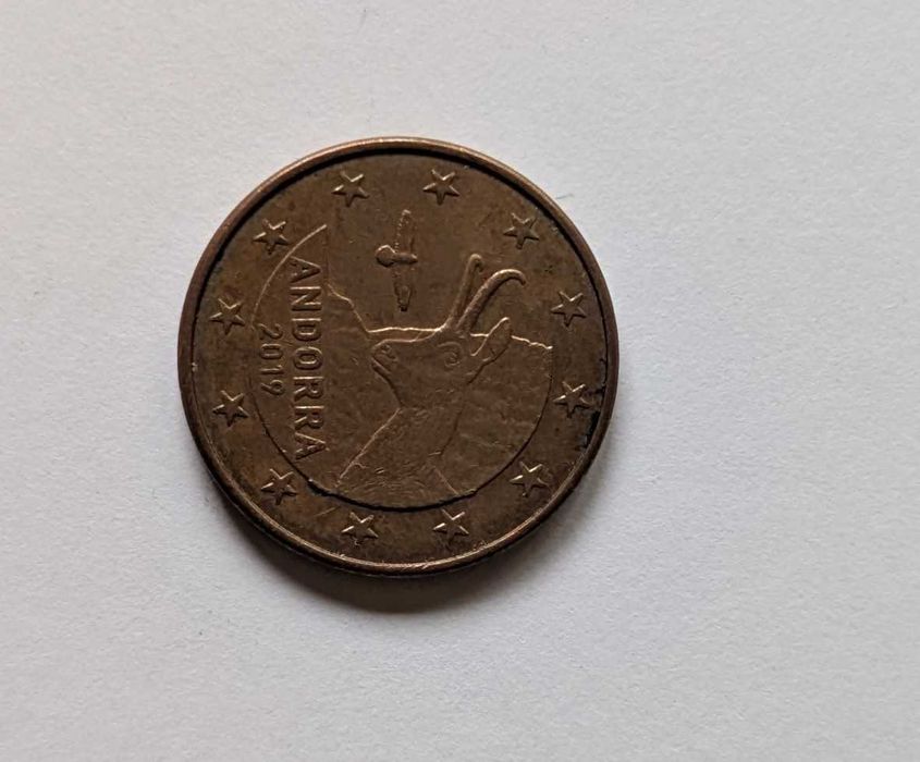 Moeda 5 Cêntimos / 0,05€ - 2019 - Andorra - Euro