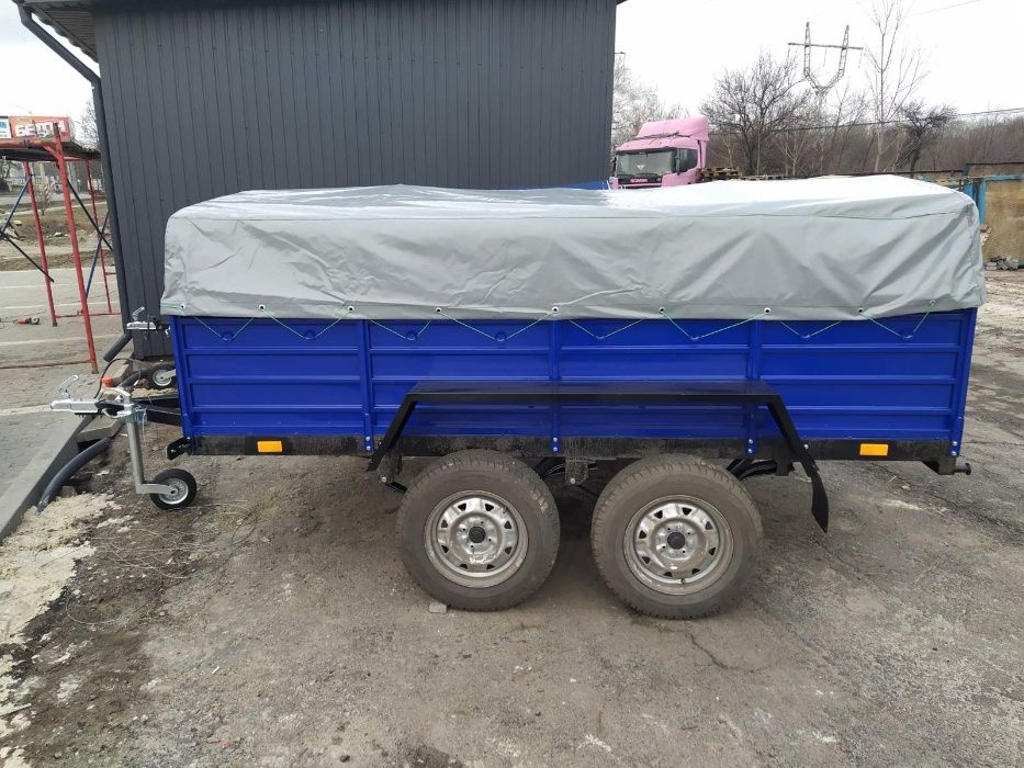 Купить крепкий одноосный прицеп Кремень+ КРД