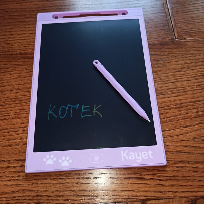 Tablet graficzny (do rysowania/nauki pisania), znikopis Kayet