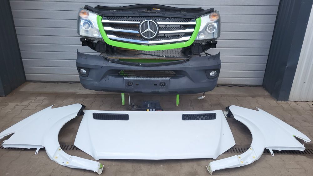 Морда Спринтер  Спринтер Фара Линза Морда комплект  Sprinter w906 рест w907