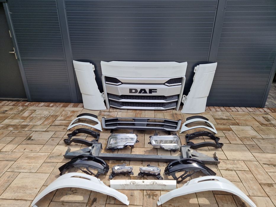 DAF XG XG+ Maska Zderzak Belka Lampa Chalogen Okular Polik