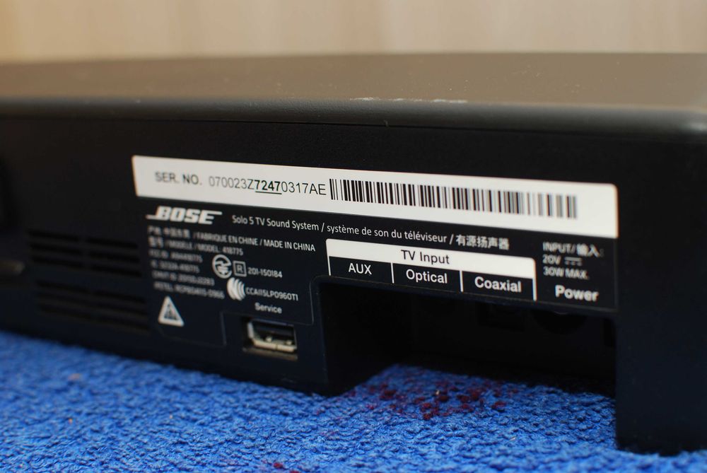 Sundbar Bose Solo 5 TV Sound System
