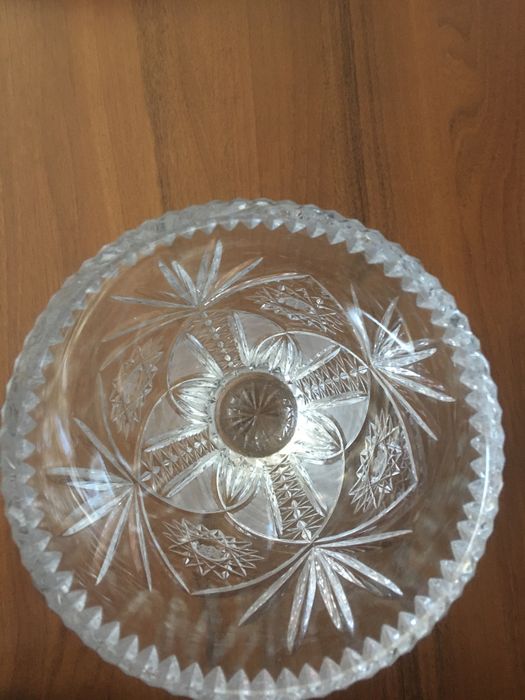 Wazon kryształowy z PRL - u