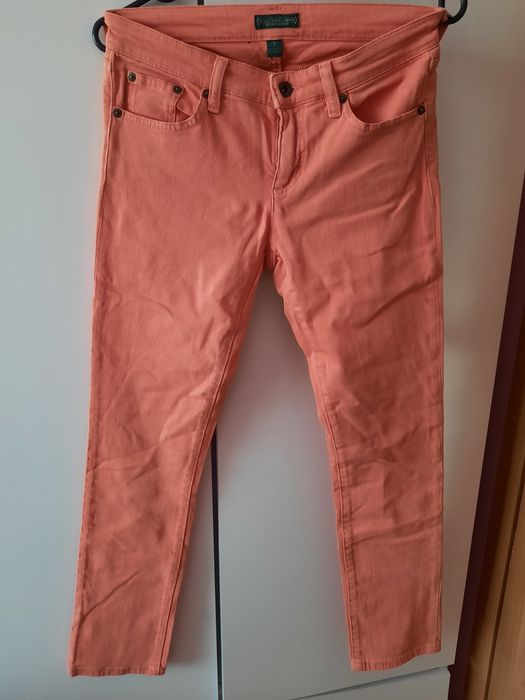 Koralowe spodnie jeansowe Ralph Lauren