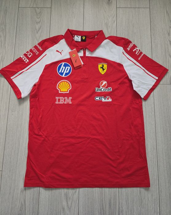 Scuderia Ferrari 2026, koszulka polo, Puma F1, Formuła 1, Leclerc, Hamilton