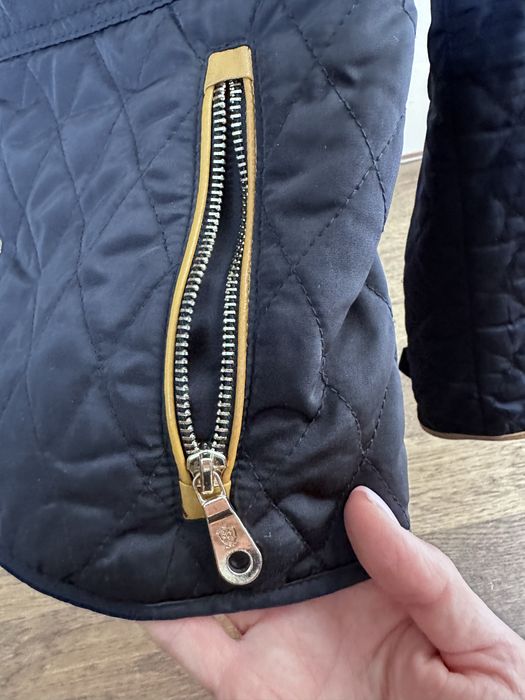 Kurtka Massimo dutti,granatowa, pikowana,przejściowa, elegancka