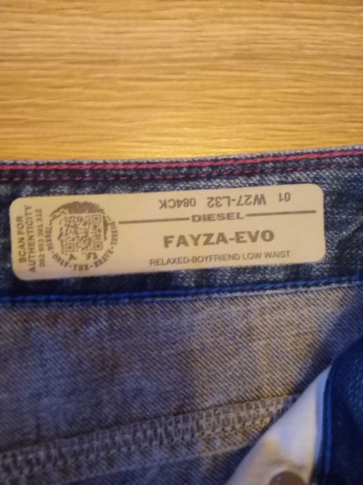 Spodnie jeansowe damskie Diesel Industry, rozm. S, stan. bdb