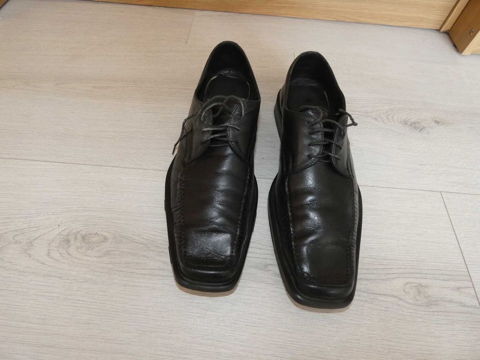 buty   skórzane   czarne