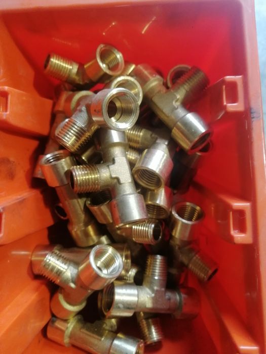 Trójnik mosiężny 1/4"