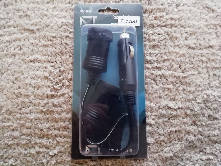 Extensão Dupla 12/24v (Ficha isqueiro) - Portes grátis