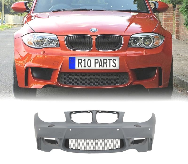PARA-CHOQUES FRONTAL BMW E81 E87 E82 04-13 LOOK 1M PDC