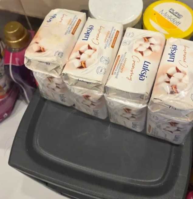 12 mydełek luksja i gratisy