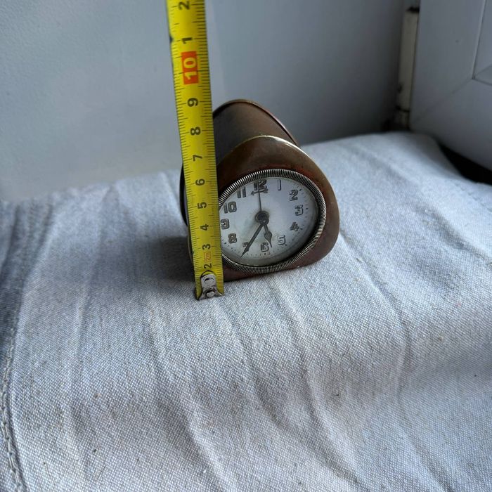 Zegar Budzik podróżny HAU Junghans Art Deco