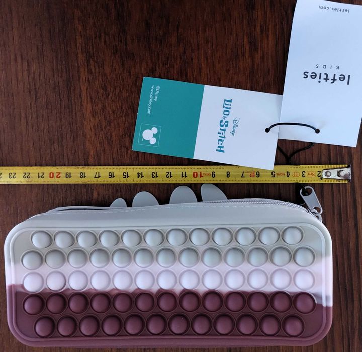 Bolsa Escolar Pop-it Stitch Silicone DIsney Lefties