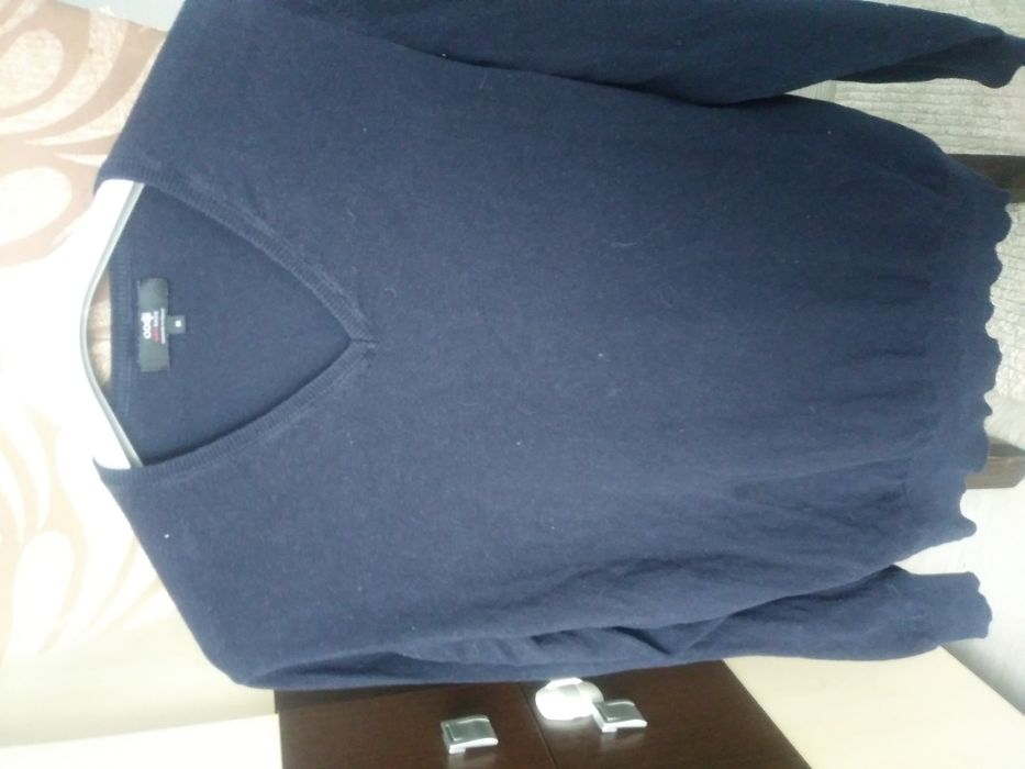 Sweterek granatowy męski