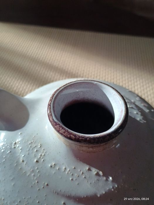 Stary ceramiczny wazon Strehla - lata 70