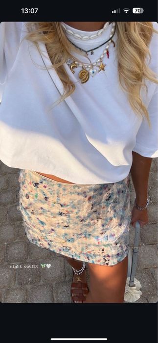 Спідниця в паєтки Zara