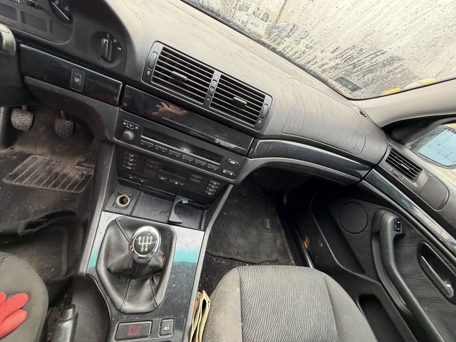 Dekory BMW E39 Lift czarne Listwy ozdobne dekor black komplet