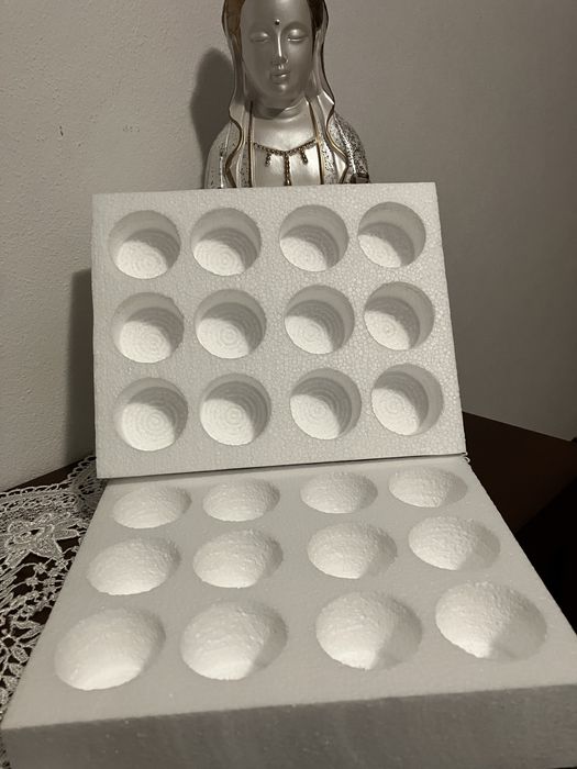Ovos …. Caixas de envio de ovos para incubacao em segurança