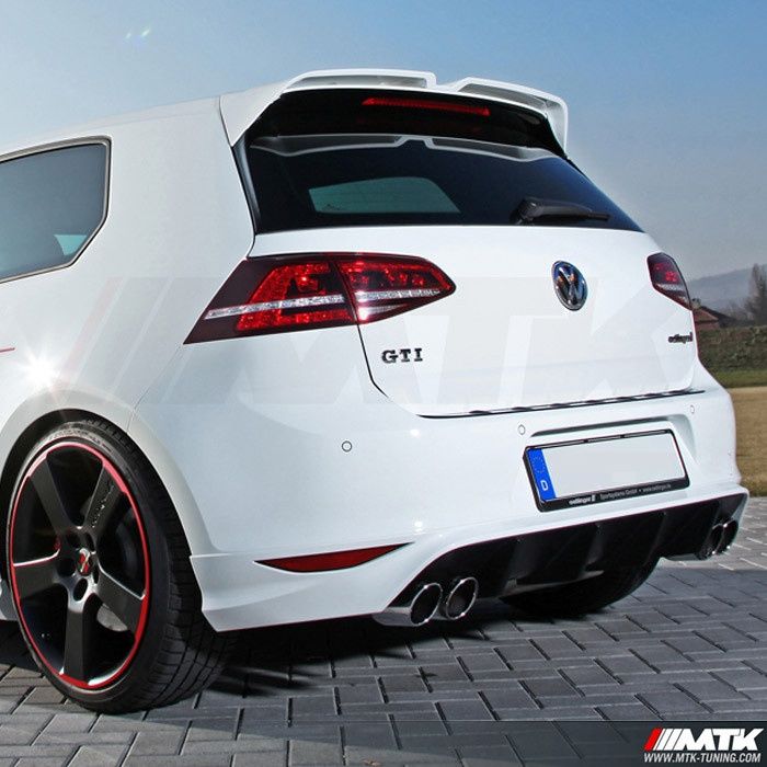 LIP SPOILER AILERON PALA ABA Lâmina AVENTAL VW GOLF 7 7,5 GTI R TCR
