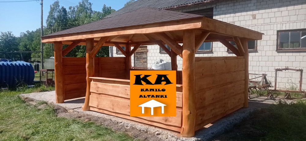 ALTANKI, altany, altanka na grubym balu